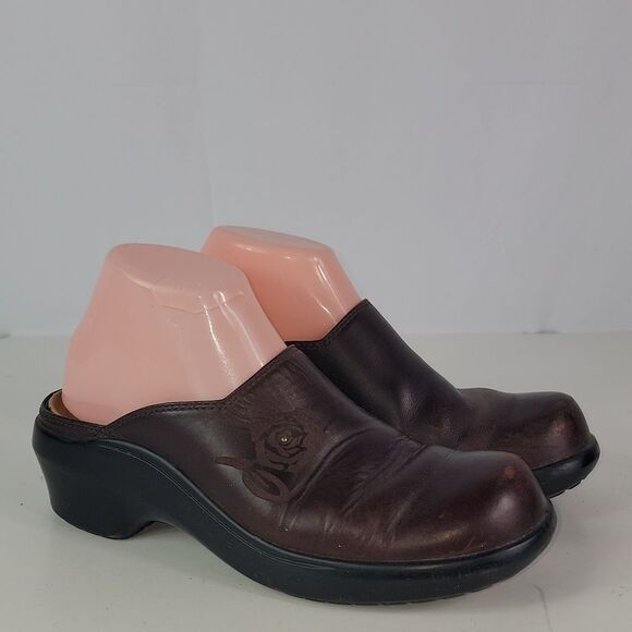 Ariat Brown Leather Slip On Women's Mule - Picture 1 of 13